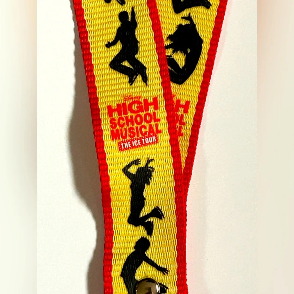 Disney’s High School Musical The Ice Tour Lanyard With Detachable Key Ring(NWOT)